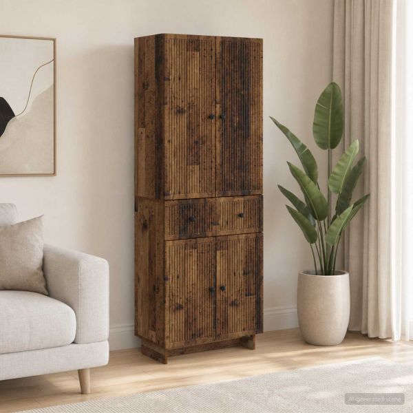 Комплект шкафове 2 pcs 66 x 34,5 x 90 см Инженерна дървесина