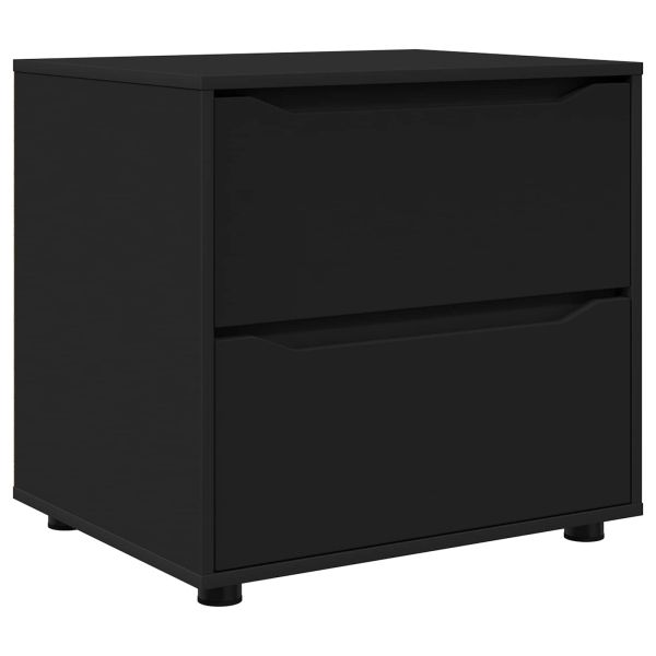 Шкаф за съхранение Черно 60 x 48 x 57 см Инженерно дърво