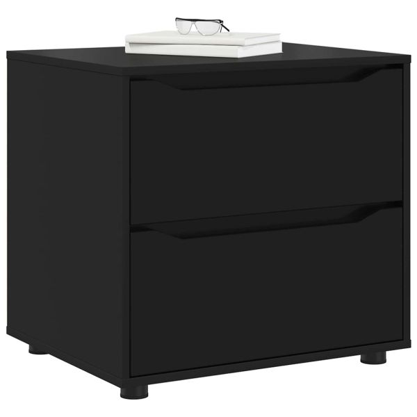 Шкаф за съхранение Черно 60 x 48 x 57 см Инженерно дърво
