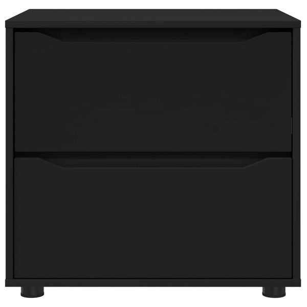 Шкаф за съхранение Черно 60 x 48 x 57 см Инженерно дърво