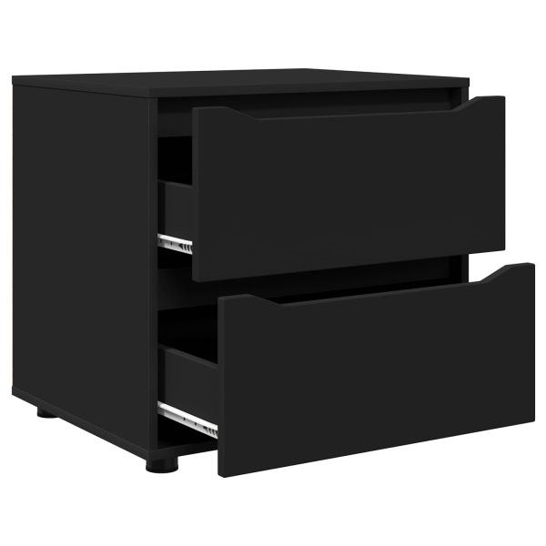 Шкаф за съхранение Черно 60 x 48 x 57 см Инженерно дърво