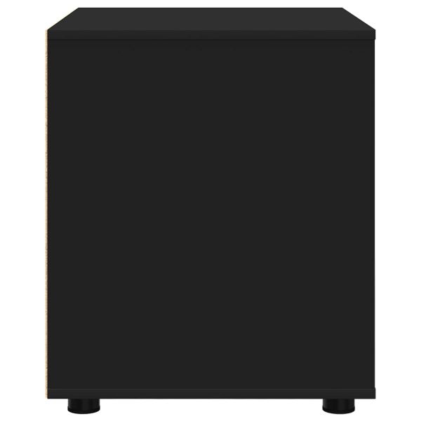 Шкаф за съхранение Черно 60 x 48 x 57 см Инженерно дърво