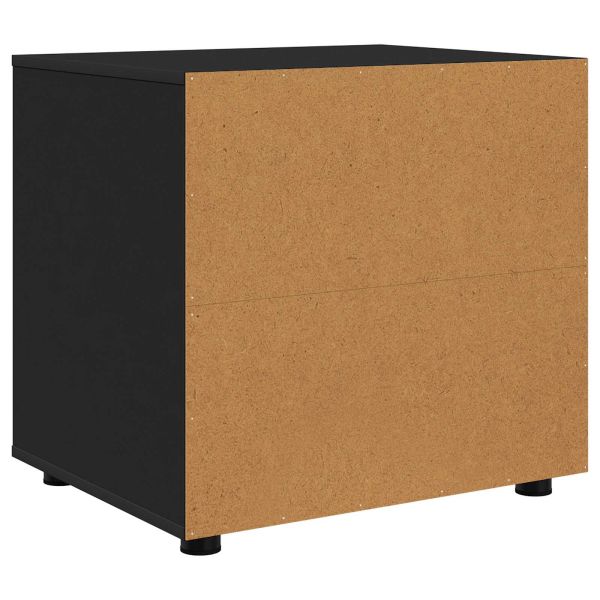 Шкаф за съхранение Черно 60 x 48 x 57 см Инженерно дърво