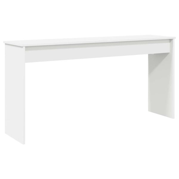 Стойка за клавиатура Бяло 130 x 32 x 64 см Инженерно дърво