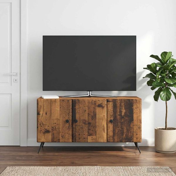 ТВ шкаф Старо дърво 99 x 34,5 x 50 см Инженерна дървесина