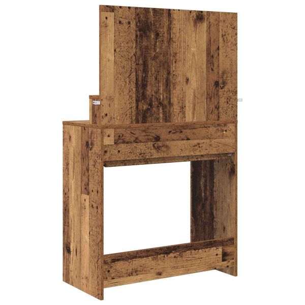 Тоалетки за спалня с чекмедже Старо дърво 80 x 39,6 x 135 см