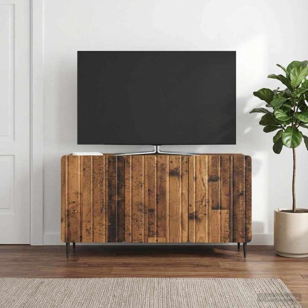 ТВ шкаф Старо дърво 99 x 34,5 x 52 см Инженерна дървесина