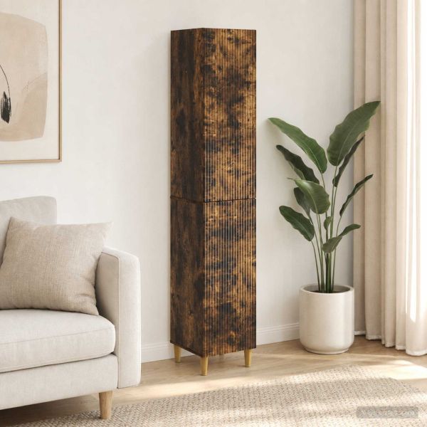 Комплект шкафове 2 pcs 33 x 34,5 x 90 см Инженерна дървесина