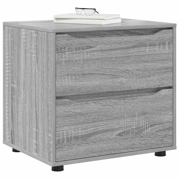 Шкаф за съхранение Сив Сонома 60 x 48 x 57 см Инженерно дърво
