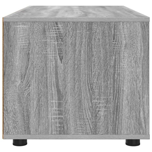 ТВ шкаф с чекмедже Сив Сонома 100 x 48 x 43 см Инженерно дърво