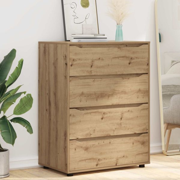 Шкафове за съхранение 80 x 48 x 105 см Инженерно дърво Дъб