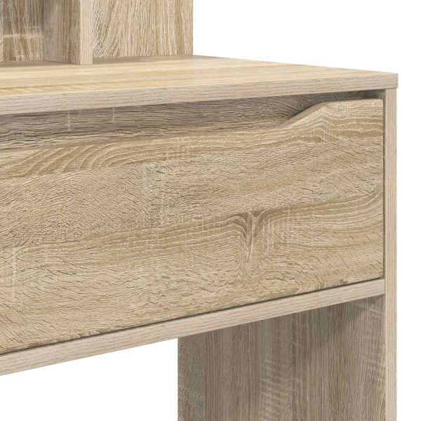 Тоалетки за спалня с чекмедже Сонома дъб 80 x 39,6 x 135 см