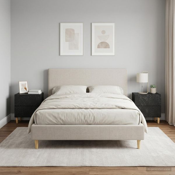 Нощно шкафче 2 pcs Черно 43 x 34,5 x 48 см Инженерна дървесина