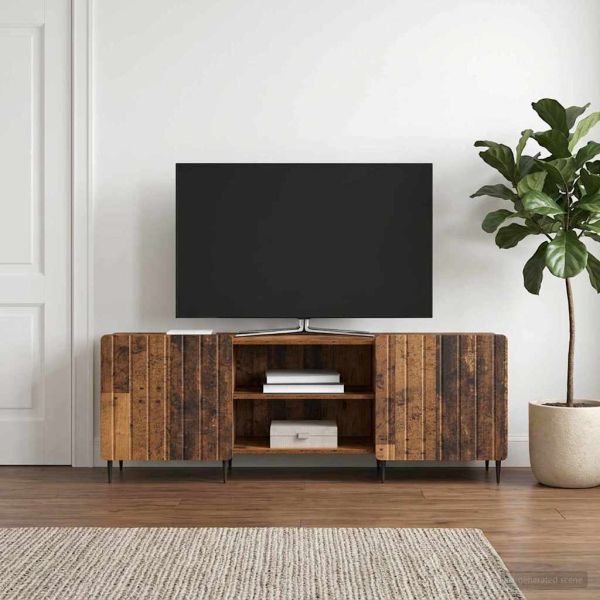 ТВ шкаф Старо дърво 150 x 31 x 52 см Инженерна дървесина