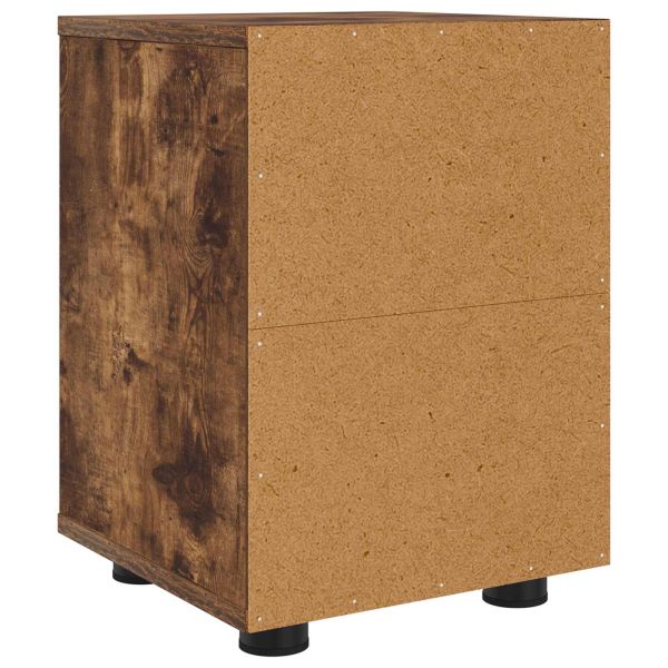Нощни маси 2 pcs Димян дъб 30,5 x 30 x 43 см Инженерно дърво