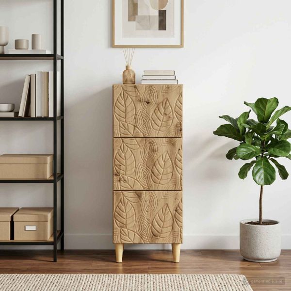 Чекмеджетен шкаф 33 x 34,5 x 90 см Инженерна дървесина