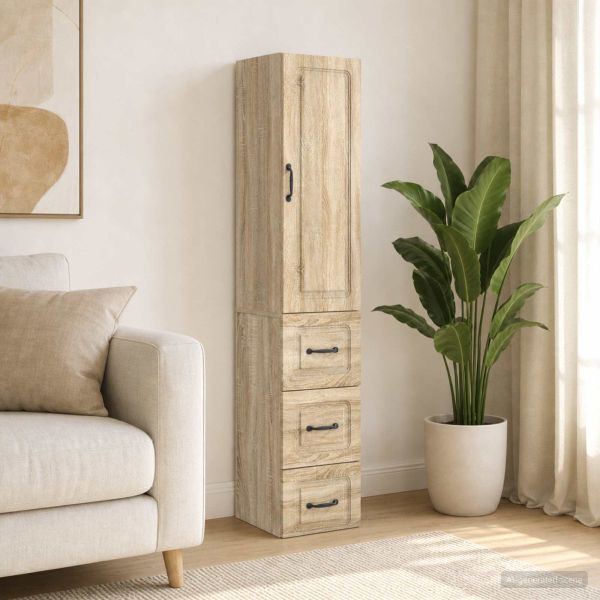 Комплект шкафове 2 pcs Дъб сонома 33 x 34,5 x 87 см