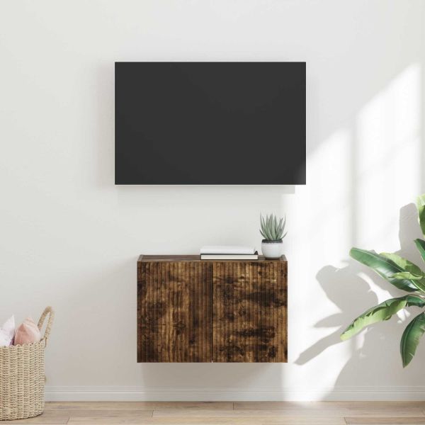 TV стенен шкаф Димян дъб 59,5 x 31 x 40 см Инженерно дърво