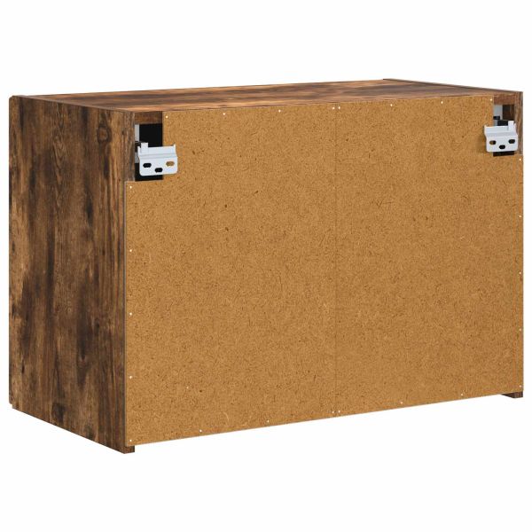 TV стенен шкаф Димян дъб 59,5 x 31 x 40 см Инженерно дърво