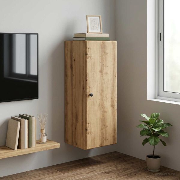 Стенно шкафче 33 x 34,5 x 90 см Инженерна дървесина Дъб артизан