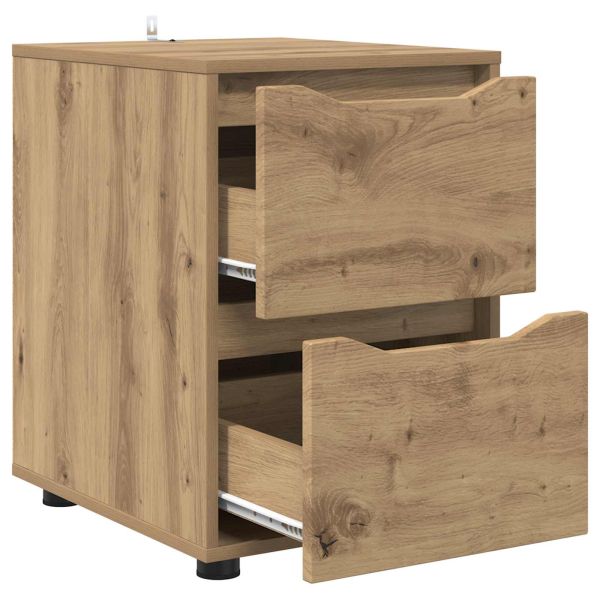 Шкаф за съхранение 40 x 48 x 57 см Инженерно дърво Дъб