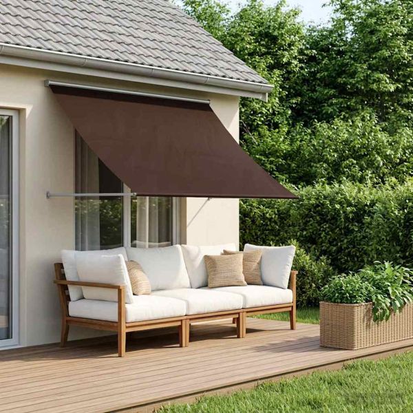 Сенник Кафяво 200 x 150 cm 180 г / м² полиестер с PU покритие