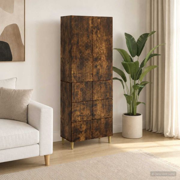 Комплект шкафове 2 pcs 66 x 34,5 x 90 см Инженерна дървесина
