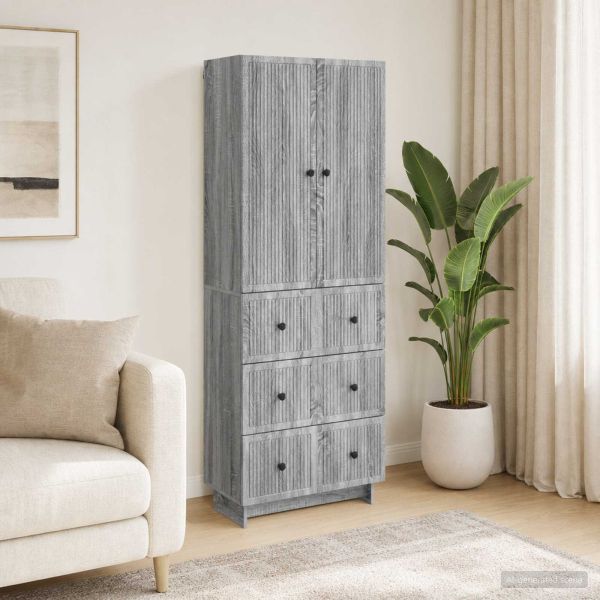 Комплект шкафове 2 pcs 66 x 34,5 x 90 см Инженерна дървесина
