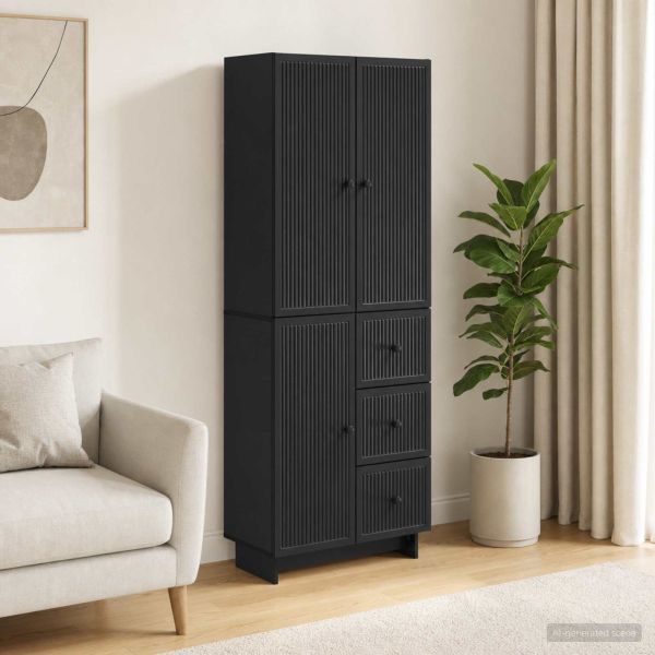 Комплект шкафове 2 pcs 66 x 34,5 x 90 см Инженерна дървесина