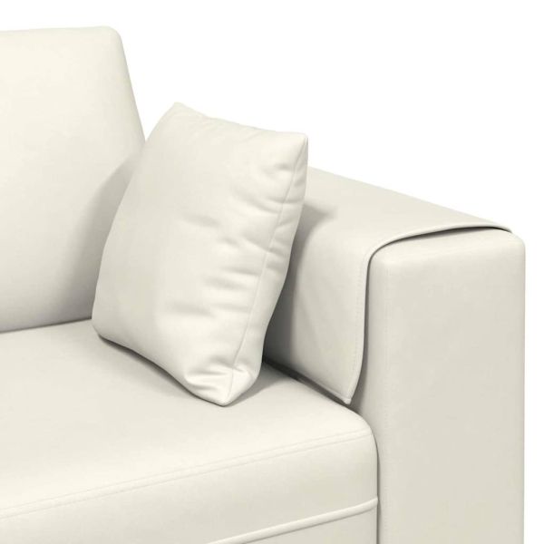 Диван Крем 250 x 77 x 76 см Кадифе