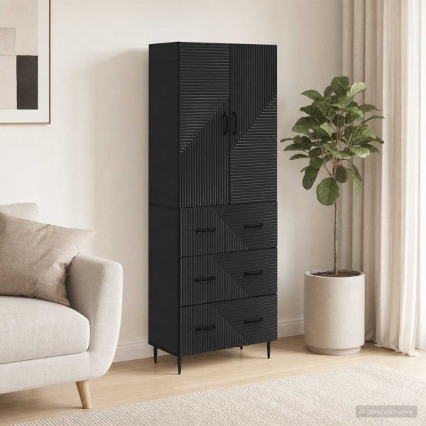 Комплект шкафове 2 бр. 66 x 34,5 x 90 см Инженерна дървесина