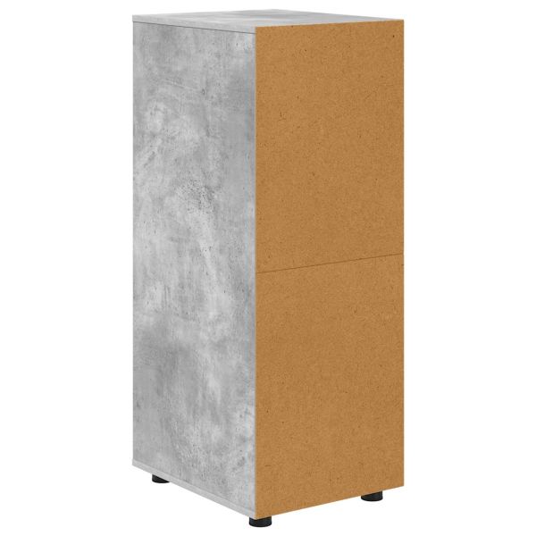Шкаф за съхранение Циментено сиво 40 x 48 x 105 см