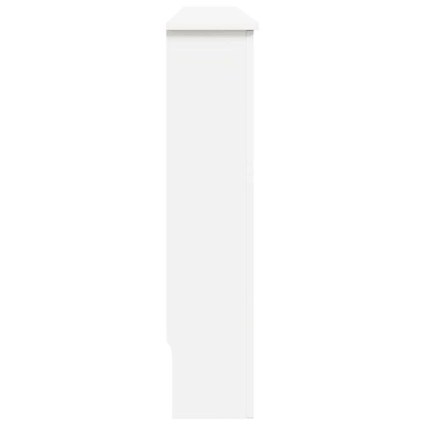 Паравани за радиатори, 2 бр, бели, 112x19x81,5 см, МДФ