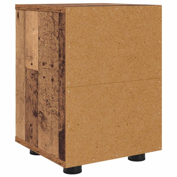 Нощни маси 2 pcs Старо дърво 30,5 x 30 x 43 см Инженерно дърво