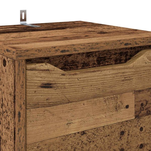 Шкаф за баня Старо дърво 30,5 x 30 x 101 см Инженерно дърво