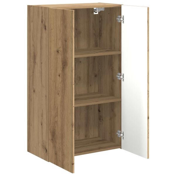 TV стенен шкаф Дъб 59,5 x 31 x 100 см Инженерно дърво