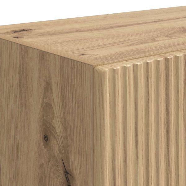 TV стенен шкаф Дъб 59,5 x 31 x 100 см Инженерно дърво