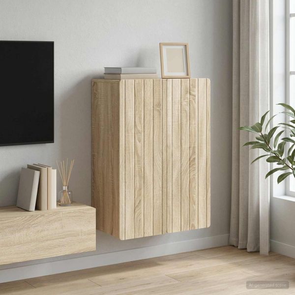 Стенно шкафче Дъб сонома 66 x 34,5 x 92 см Инженерна дървесина