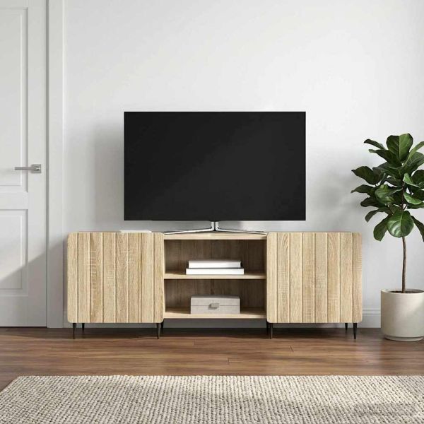 ТВ шкаф Дъб сонома 150 x 31 x 52 см Инженерна дървесина