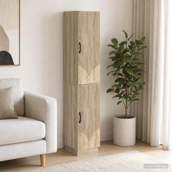 Комплект шкафове 2 pcs Дъб сонома Инженерна дървесина