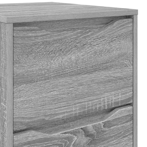 Шкаф за съхранение Сив Сонома 40 x 48 x 105 см Инженерно дърво