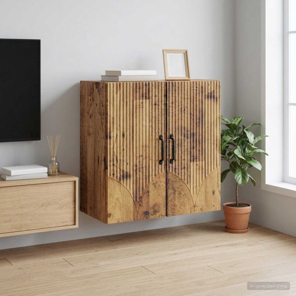 Стенно шкафче Старо дърво 59 x 31 x 60 см Инженерна дървесина