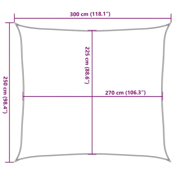 Платно-сенник, 160 г/м², червено, 2,5x3 м, HDPE