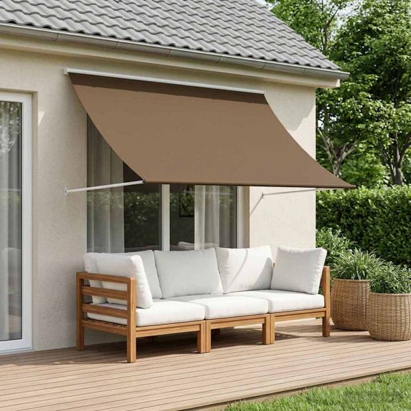Сенник Таупе 400 x 150 cm 180 г / м² полиестер с PU покритие