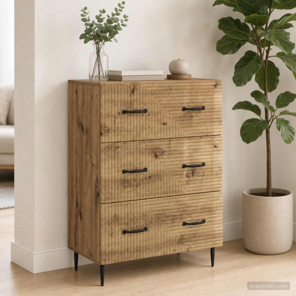 Чекмеджетен шкаф 66 x 34,5 x 89,5 см Инженерна дървесина