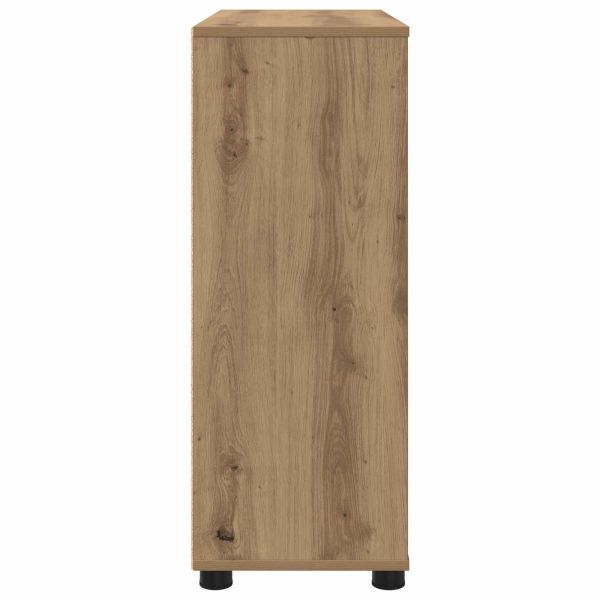 Шкаф за съхранение 80 x 31 x 81 см Инженерно дърво Дъб
