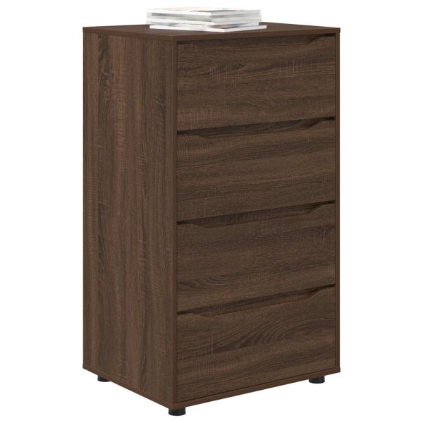 Шкафове за съхранение Кафяв дъб 60 x 48 x 105 см
