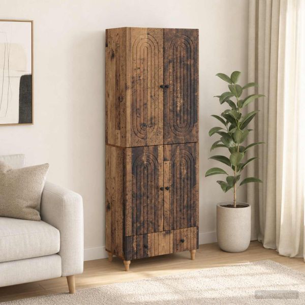 Комплект шкафове 2 pcs 66 х 34,5 х 95 см Инженерна дървесина