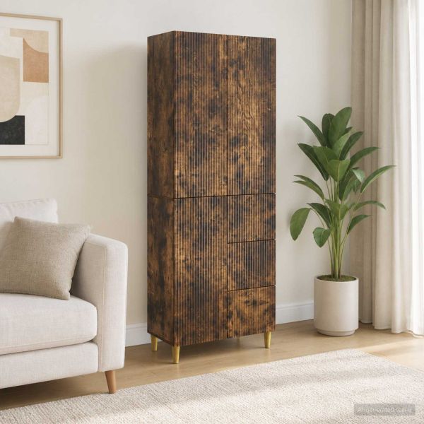 Комплект шкафове 2 pcs 66 x 34,5 x 90 см Инженерна дървесина