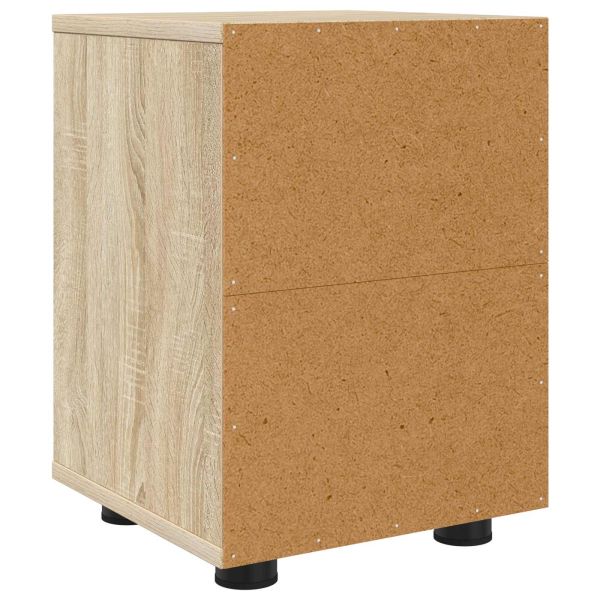 Нощни маси 2 pcs Сонома дъб 30,5 x 30 x 43 см Инженерно дърво